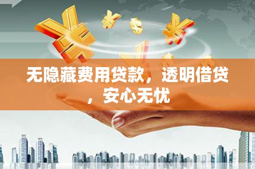 站前无隐藏费用贷款，透明借贷，安心无忧