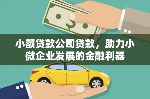 站前小额贷款公司贷款，助力小微企业发展的金融利器