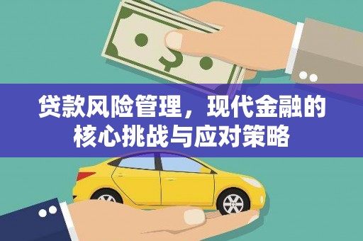 站前贷款风险管理，现代金融的核心挑战与应对策略