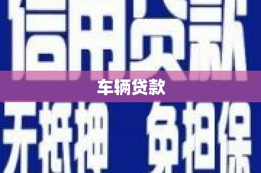 站前车辆贷款