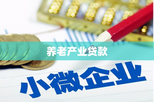 站前养老产业贷款