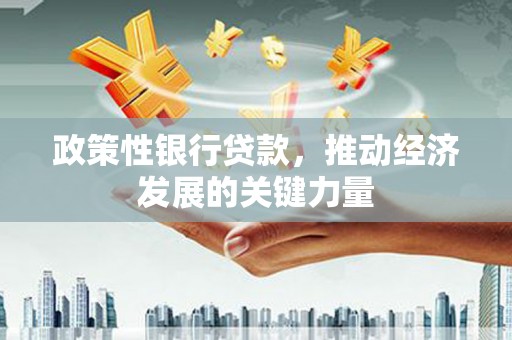 站前政策性银行贷款，推动经济发展的关键力量