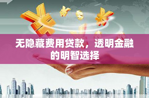 站前无隐藏费用贷款，透明金融的明智选择