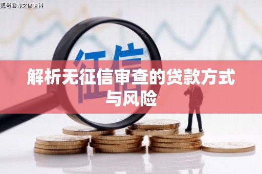 站前解析无征信审查的贷款方式与风险